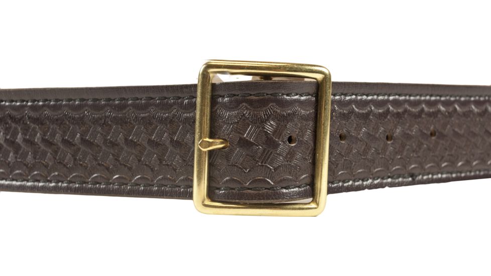 Safariland Garrison Belt, 1.75in Wide, Basket Brown, Brass Buckle, 40in