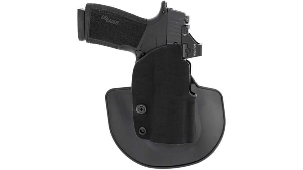 Safariland Gravity SIG Sauer P320 Compact OWB Paddle Holster, Right, Cordura, Concealment, Black, GRAVITY-0-750-A-0-C1-781