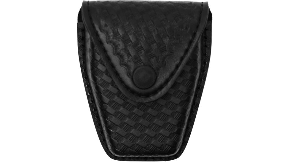Safariland 190H Handcuff Pouch, Top Flap for Standard Hinged Handcuffs - STX Basket Black, Black Fastener 