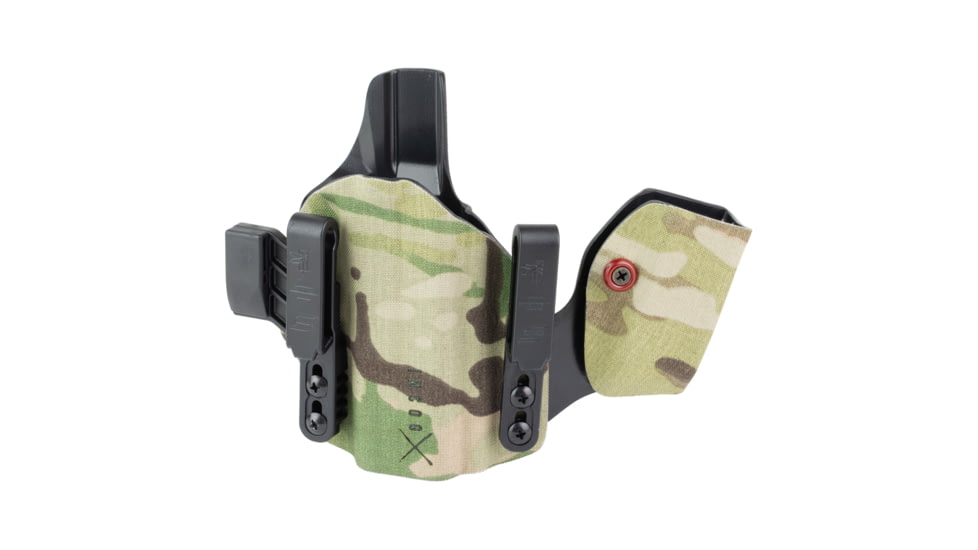 Safariland INCOG-X, Joint Collaboration with Haley Strategic, Inside the Waistband Holster, Fits Glock 17/19, Integrated Magazine Caddy, Microfiber Suede Wrapped Boltaron Construction, Multicam, Right Hand, 1341346
