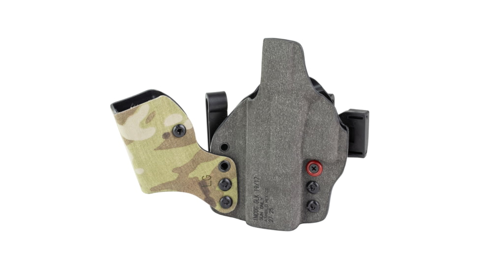 Safariland INCOG-X, Joint Collaboration with Haley Strategic, Inside the Waistband Holster, Fits Glock 17/19, Integrated Magazine Caddy, Microfiber Suede Wrapped Boltaron Construction, Multicam, Right Hand, 1341346
