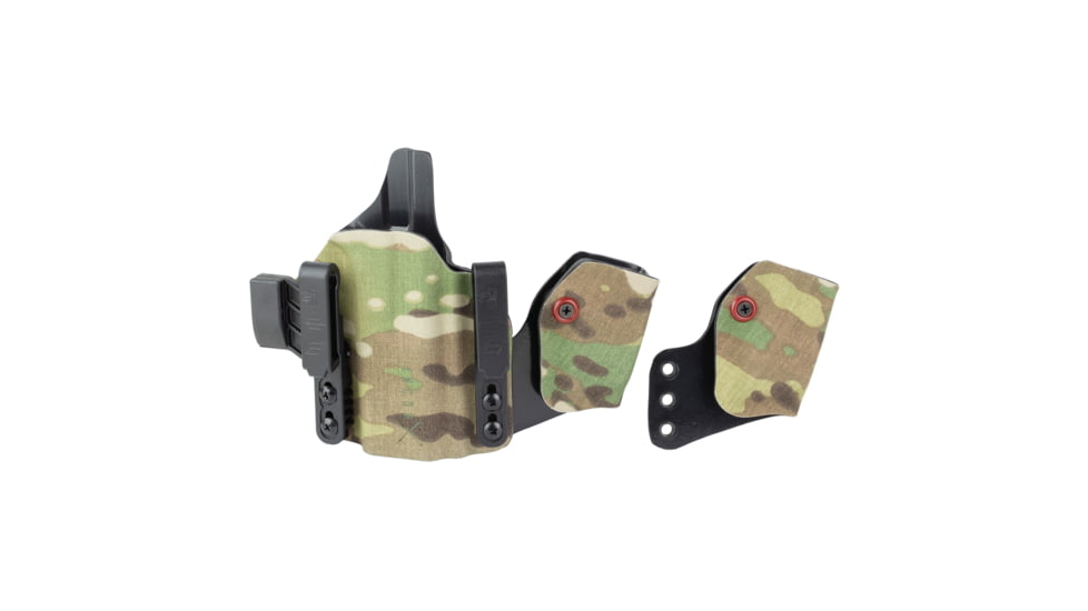 Safariland INCOG-X, Joint Collaboration with Haley Strategic, Inside the Waistband Holster, Fits Glock 43X/48, Integrated Magazine Caddy, Microfiber Suede Wrapped Boltaron Construction, Multicam, Right Hand, 1341409