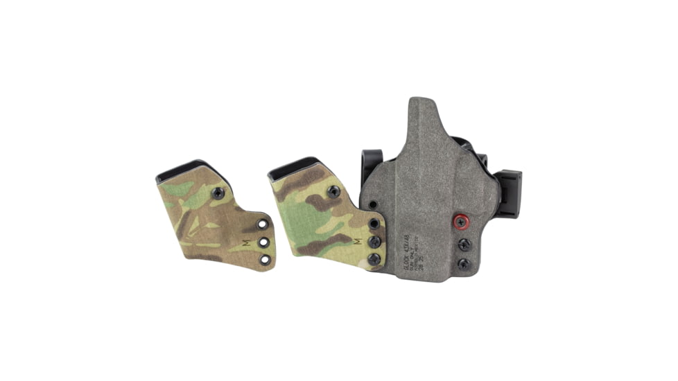 Safariland INCOG-X, Joint Collaboration with Haley Strategic, Inside the Waistband Holster, Fits Glock 43X/48, Integrated Magazine Caddy, Microfiber Suede Wrapped Boltaron Construction, Multicam, Right Hand, 1341409