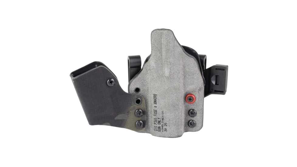 Safariland INCOG-X, Joint Collaboration with Haley Strategic, Inside the Waistband Holster, Fits SIG P365 X-Macro Fuse, Integrated Magazine Caddy, Microfiber Suede Wrapped Boltaron Construction, Multicam Black, Right Hand, 1341395