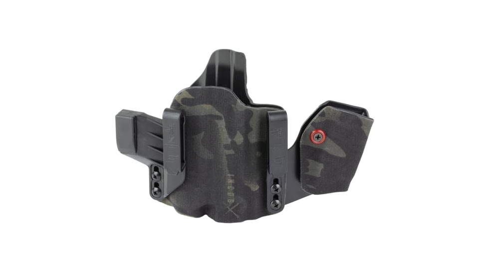 Safariland INCOG-X, Joint Collaboration with Haley Strategic, Inside the Waistband Holster, Fits SIG P365 X-Macro Fuse with Light, Integrated Magazine Caddy, Microfiber Suede Wrapped Boltaron Construction, Multicam Black, Right Hand, 1341389