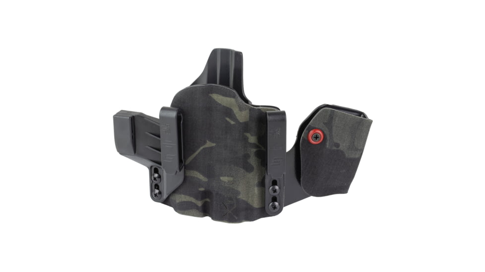 Safariland INCOG-X, Joint Collaboration with Haley Strategic, Inside the Waistband Holster, Fits SIG P365/X/XL with Light, Integrated Magazine Caddy, Microfiber Suede Wrapped Boltaron Construction, Multicam Black, Right Hand, 1341415