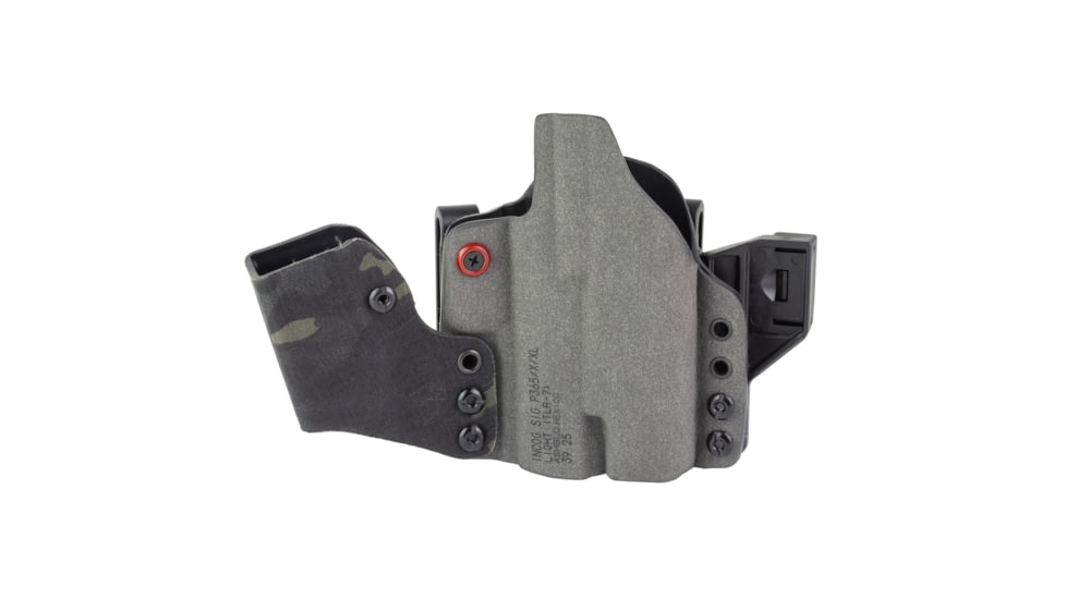Safariland INCOG-X, Joint Collaboration with Haley Strategic, Inside the Waistband Holster, Fits SIG P365/X/XL with Light, Integrated Magazine Caddy, Microfiber Suede Wrapped Boltaron Construction, Multicam Black, Right Hand, 1341415