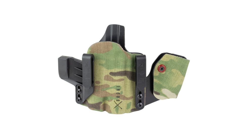 Safariland INCOG-X, Joint Collaboration with Haley Strategic, Inside the Waistband Holster, Fits SIG P365/X/XL with Light, Integrated Magazine Caddy, Microfiber Suede Wrapped Boltaron Construction, Multicam, Right Hand, 1341417