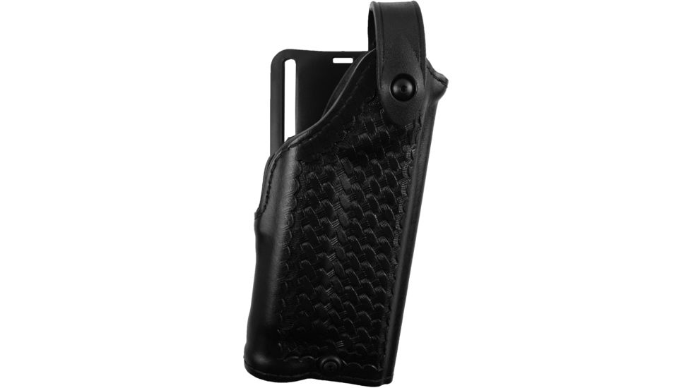 Safariland 6280 SLS Level II Retention Mid-Ride Duty Holster, SIG Sauer P220R DAK, Right Hand, STX Basket Weave, Black, 6280-2770-81