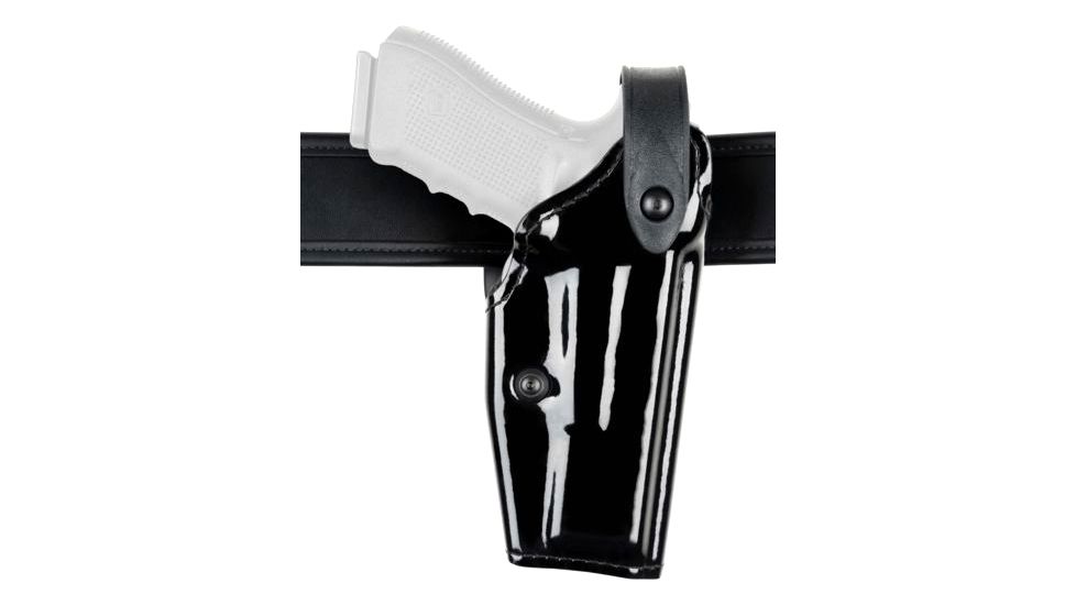 Safariland 6280 SLS Mid-Ride Level-II Retention, Sig Sauer220/226, Hi-Gloss Black, Left Hand, No Rails, 6280-77-92