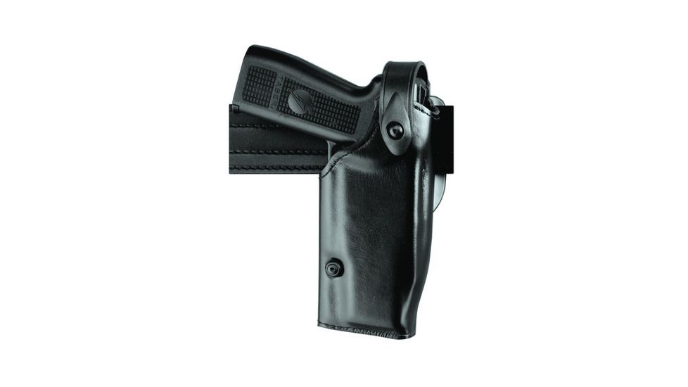 Safariland 6280 Level II Retention Mid-Ride Holster, SIG Sauer P226R DAK/SIG Sauer P220R DAK, Right Hand, Gloss, Black, 6280-277-491-H