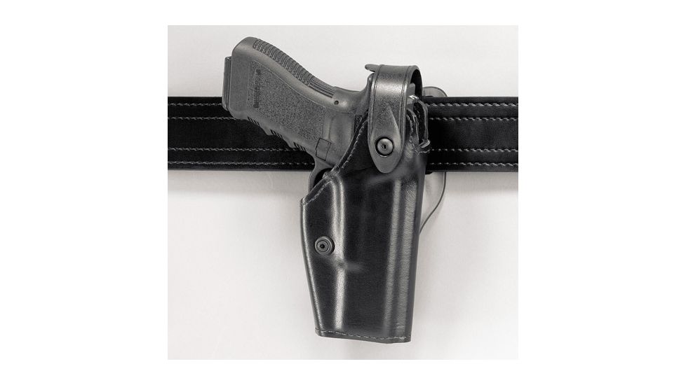 Safariland 6280 Level II Retention Mid-Ride Holster, Right Hand, Black, 6280-7421-131-SH