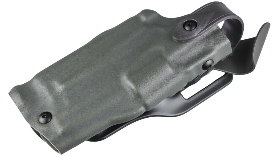 Safariland 6280 SLS Mid-Ride Level-II Retention, Beretta 92, 96 Vertec w/ITI M3/M6 4.7in., OD Green, Right Hand, 6280-73421-561