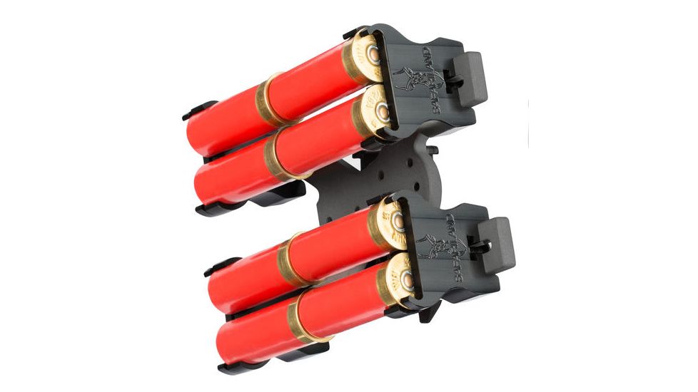 Safariland Model 086 Shotgun Shell Holder, Black - 086-8-2-MS34 8 Shells ELS 34 Fork Only