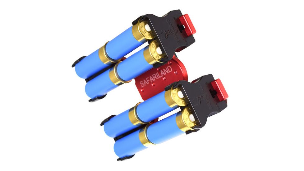 Safariland Model 086 Shotgun Shell Holder, Red - 086-8-35-MS36 8 Shells ELS 34 and 35 Fork and Receiver