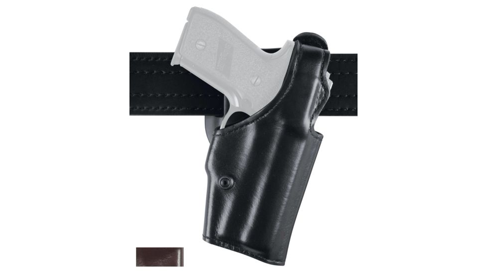 Safariland Model 2005 Low-Ride Level-I Duty Holster, Glock 17/22/31, Right Hand, Cordovan, 2005-83-051OBL