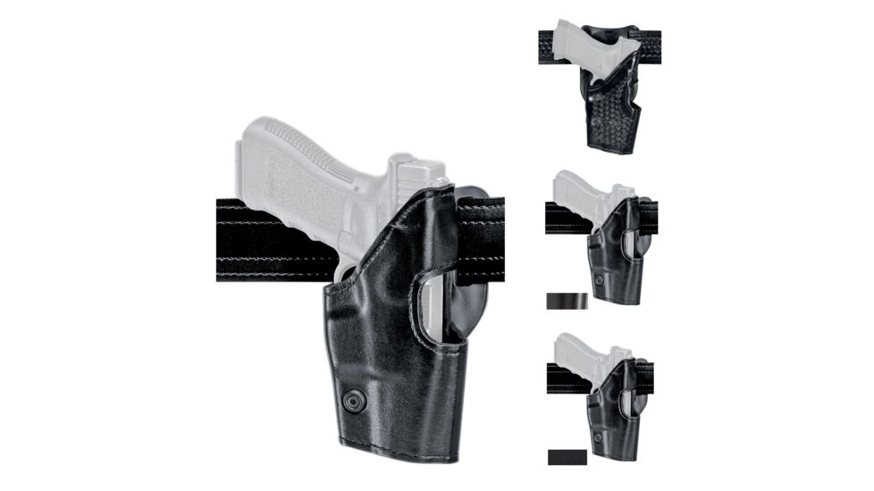 Safariland Model 2955 Low-Ride Level-II Duty Glock Holster, Plain, Basket Weave, Nylon, Hi Gloss