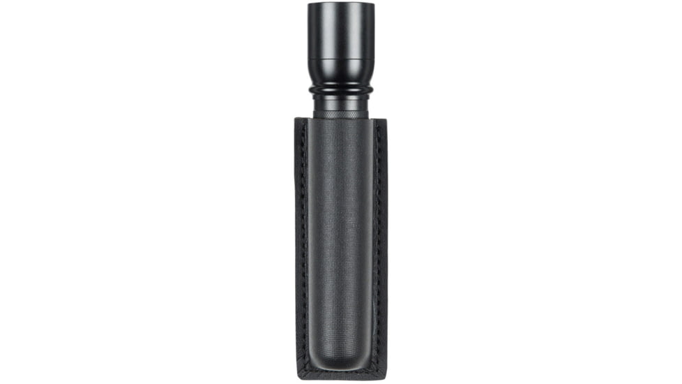 Safariland Model 306 Open Top Mini Flashlight Holder, 6 V SurFire Light, Black, STX Tactical, MOLLE, 306-1-23-MSA