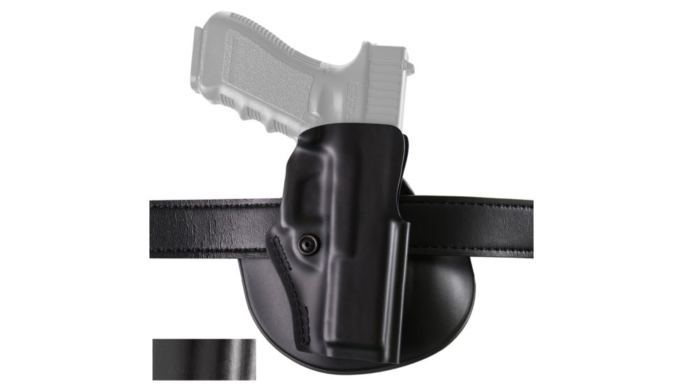 Safariland Model 5198 IDPA Paddle/Belt Loop Holster, Glock 19/23/32, Right Hand, STX Hi-Gloss Black, 5198-283-491