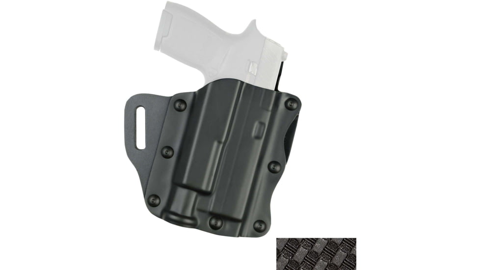 Safariland Model 557 Open-top Belt Slide Concealment Holster, SIG Sauer P226R/SIG Sauer P220R, Right Hand, STX Basket Weave Black, Black, 557-7742-481