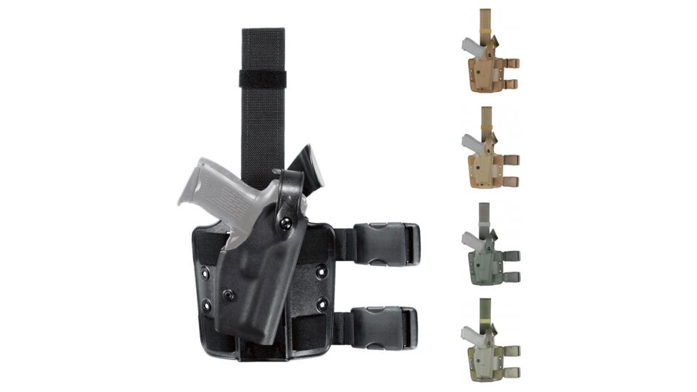 Safariland Model 6004 SLS Drop-Leg Glock Holster, Black, Coyote Brown, Flat Dark Earth, Foliage Green, OD Green