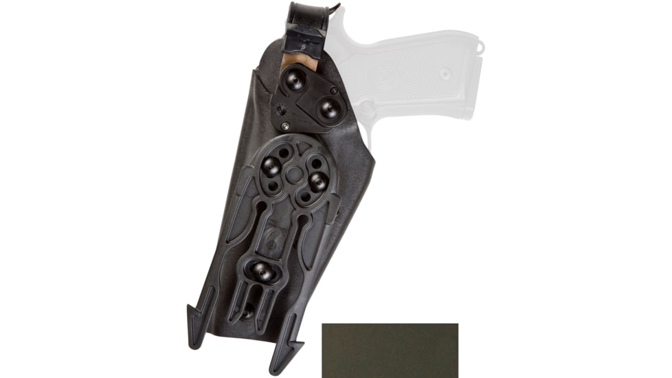 Safariland Model 6004 SLS Drop-Leg Glock Holster, Glock 31/Glock 17/Glock 22, Left Hand, STX, OD Green, 6004-836-562-MS25