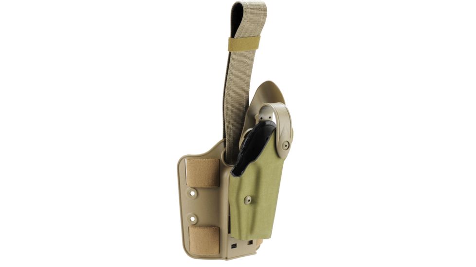 Safariland Model 6004USN SLS Low Drop-Leg Holster, Glock 19/23/32, Right Hand, Cordura Khaki, 6004USN-283-751