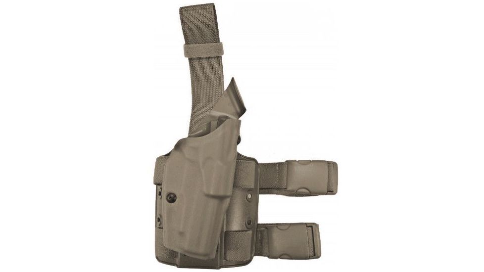Safariland Model 6004USN SLS Low Drop-Leg Holster, Glock 17/22/31, Right Hand, Cordura Ranger Green, 6004USN-83-731