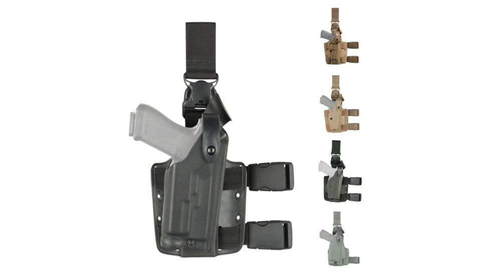 Safariland Model 6005 SLS Drop-Leg Glock Holster, Black, Coyote Brown, Flat Dark Earth, Foliage Green, OD Green