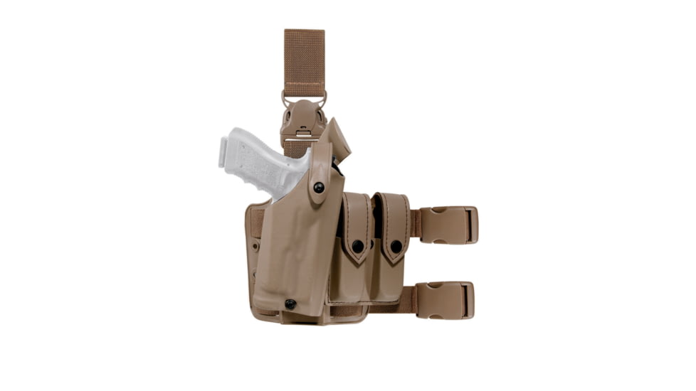 Safariland Model 6005 Sls Tactical Holster With Quick-release Leg Strap, Fde Brown - 6005-4502-551-SP10