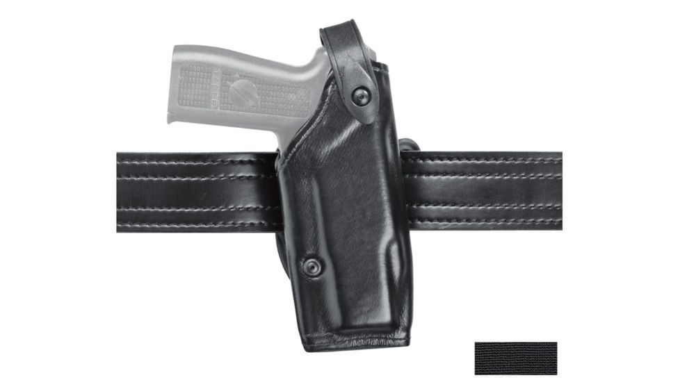 Safariland SLS Off-Duty Belt Slide Holster, Glock 31/Glock 17/Glock 22, Right Hand, Nylon-Look, Black, 6287-8321-261