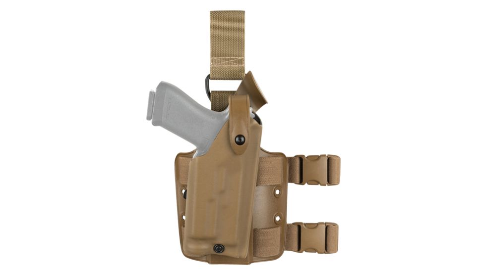 Safariland 6304 ALS/SLS Tactical Holster, H&amp;K VP9 w/ITI M3, TLR-1, Surefire X200, X300, or X300U,, Coyote Brown, Left Hand, 6304-5932-762