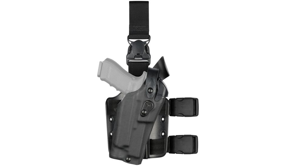 Safariland Model 6305rds Als/sls Tactical Holster W/ Quick-release Leg Strap For Smith & Wesson M&p 2.0 9l W/ Light, Stx Plain - 1327514