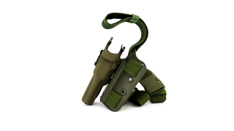 Safariland Model 6354 ALS DO Drop-Leg Holster, Glock 34/35, Right Hand, Cordura Ranger Green, 6354DO-683-731