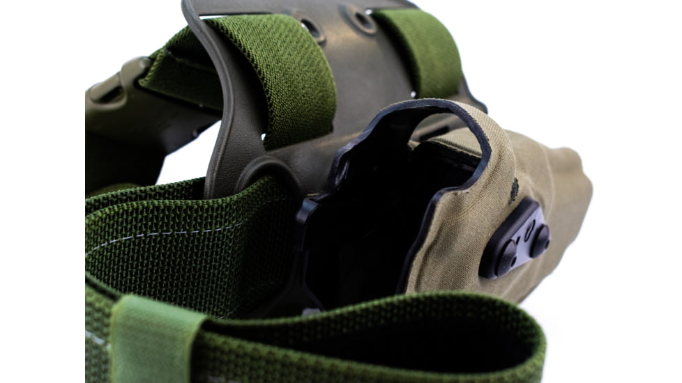 Safariland Model 6354 ALS DO Drop-Leg Holster, Glock 34/35, Right Hand, Cordura Ranger Green, 6354DO-683-731