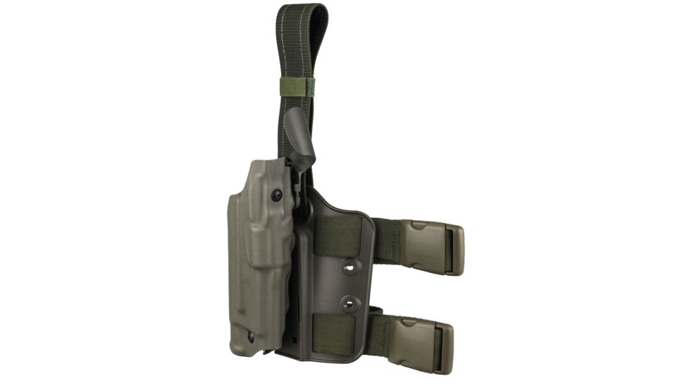 Safariland Model 6354 ALS Drop-Leg Holster, Glock 19/23/32, Right Hand, STX OD Green, 6354-283-561