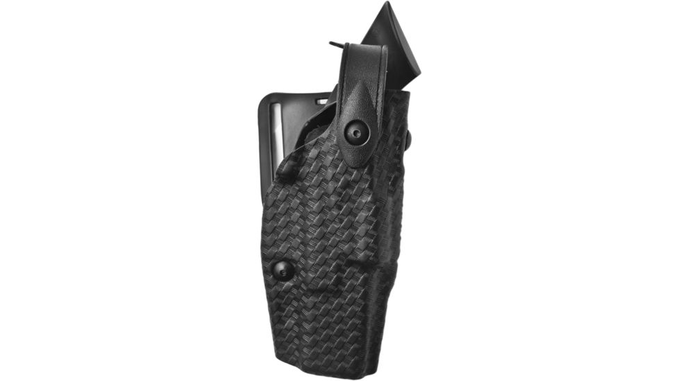 Safariland Model 6360 ALS/SLS Mid-Ride Level-III Duty Holster, Glock 19/23/32 w/ITI M3 Light, Left Hand, STX Basket Weave Black, 6360-2832-482