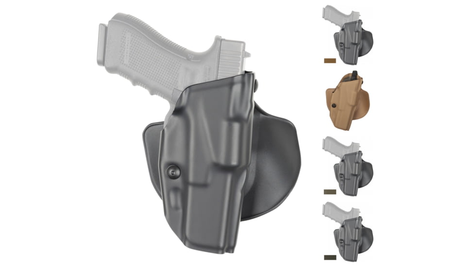 Safariland Model 6378 ALS Paddle/Belt Loop Glock Holster - Left Hand, Black, Coyote Brown, Flat Dark Earth, Foliage Green, OD Green