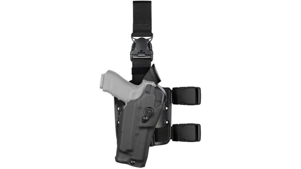 Safariland Model 6385rds Als Omv Tactical Holster W/ Quick Release Leg Strap - 6385RDS-8321-131