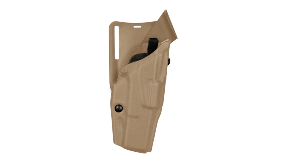 Safariland 6395 ALS Low-Ride Level I Retention Glock Duty Holster, Glock 19, Streamlight TLR-1, Right, STX Tactical, FDE Brown, 1319809