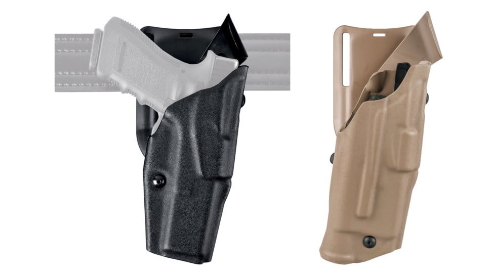 Safariland Model 6395 ALS Low-ride Level I Retention Duty OWB Belt Holsters, Black, FDE Brown, Foliage Green, OD Green