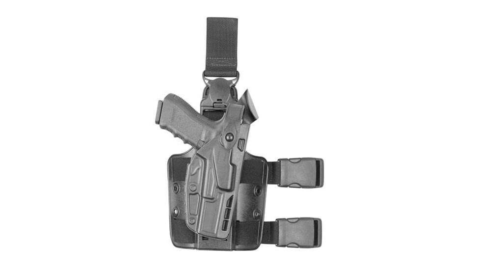 Safariland 7005 7TS SLS Tactical Holster w/Quick Release Leg Strap, Black, 7005-832-411