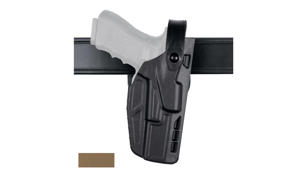 Safariland 7280 7TS SLS Mid-Ride Level-II Retention Duty Holster H&amp;K VP9 STX Flat Dark Earth Left Hand 7280-593-552