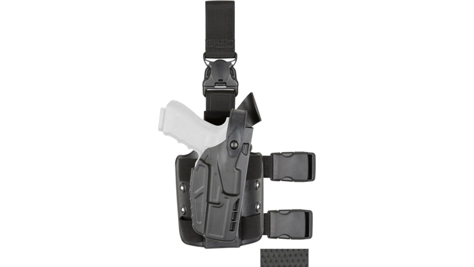 Safariland 7305 7TS ALS/SLS Tactical Holster w/Quick Release, Black, 7305-4502-481
