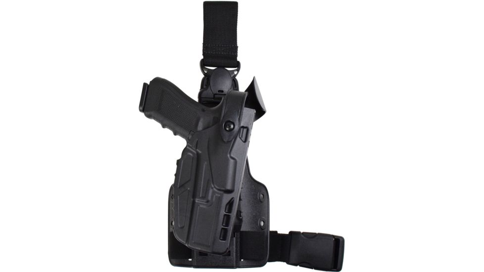 Safariland 7305-SP10 7TS ALS/SLS Single Strap Tactical Drop Leg Holster w/Quick Release, 7305-2222-411-SP10