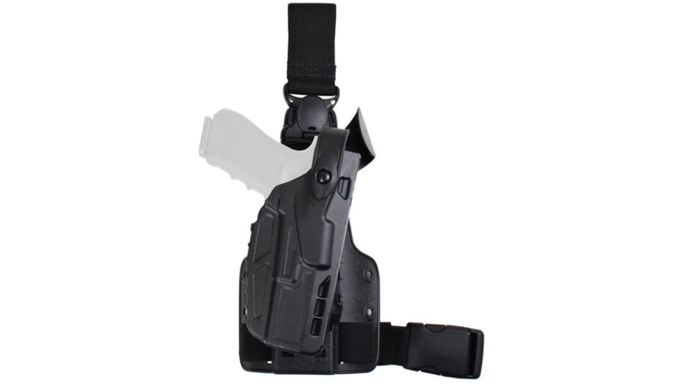 Safariland Model 7305-sp10 7ts Als/sls Single Strap Tactical Holster With Quick Release, Black - 7305-6835-412-SP10