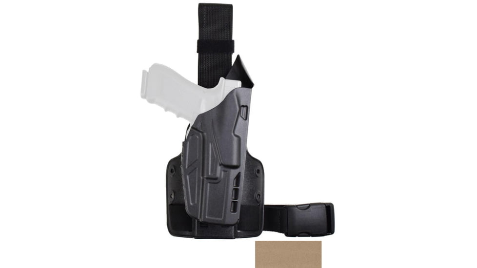 Safariland Model 7354-sp10 7ts Als Single Strap Tactical Holster, Fde Brown - 7354-2835-551-SP10