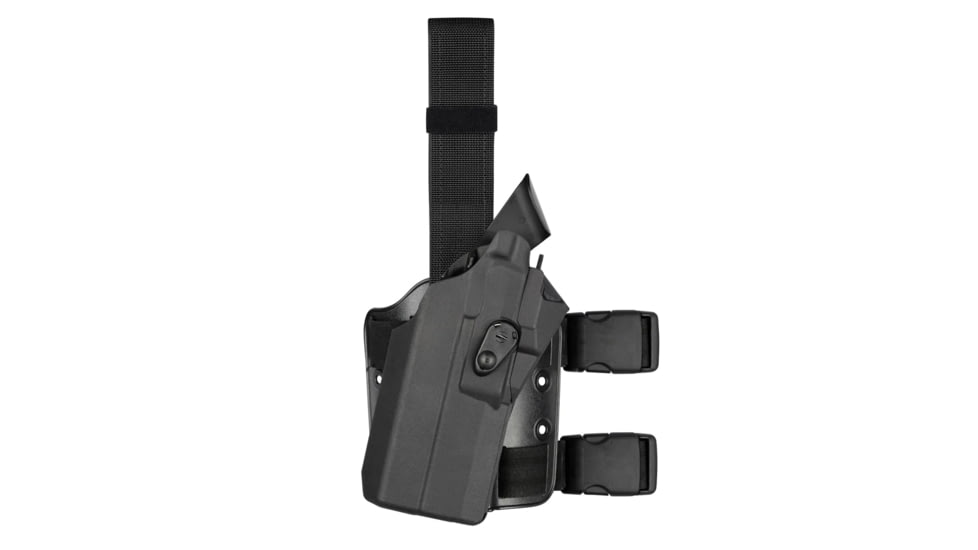 Safariland 7354RDS 7TS ALS Tactical Drop Leg Holster, SIG Sauer P320, Streamlight TLR-1, Right, Black, 1329402