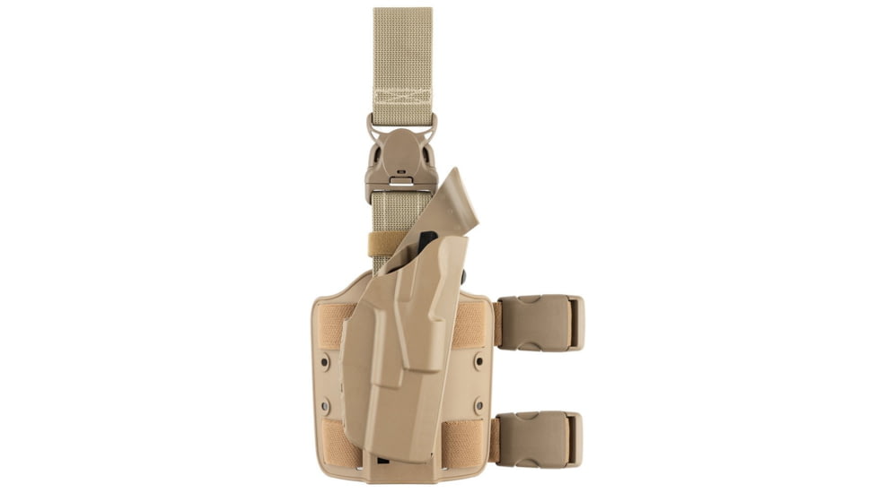 Safariland 7355 7TS ALS Tactical Holsters w/ Quick Release, Left Hand, STX Plain, FDE Brown, 7355-825-552