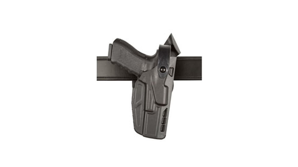 Safariland 7360 7TS ALS/SLS Mid-Ride Level III Glock Duty Holster, Glock 47, Left Hand, SafariSeven Basket, Black, 7360-83-482-2